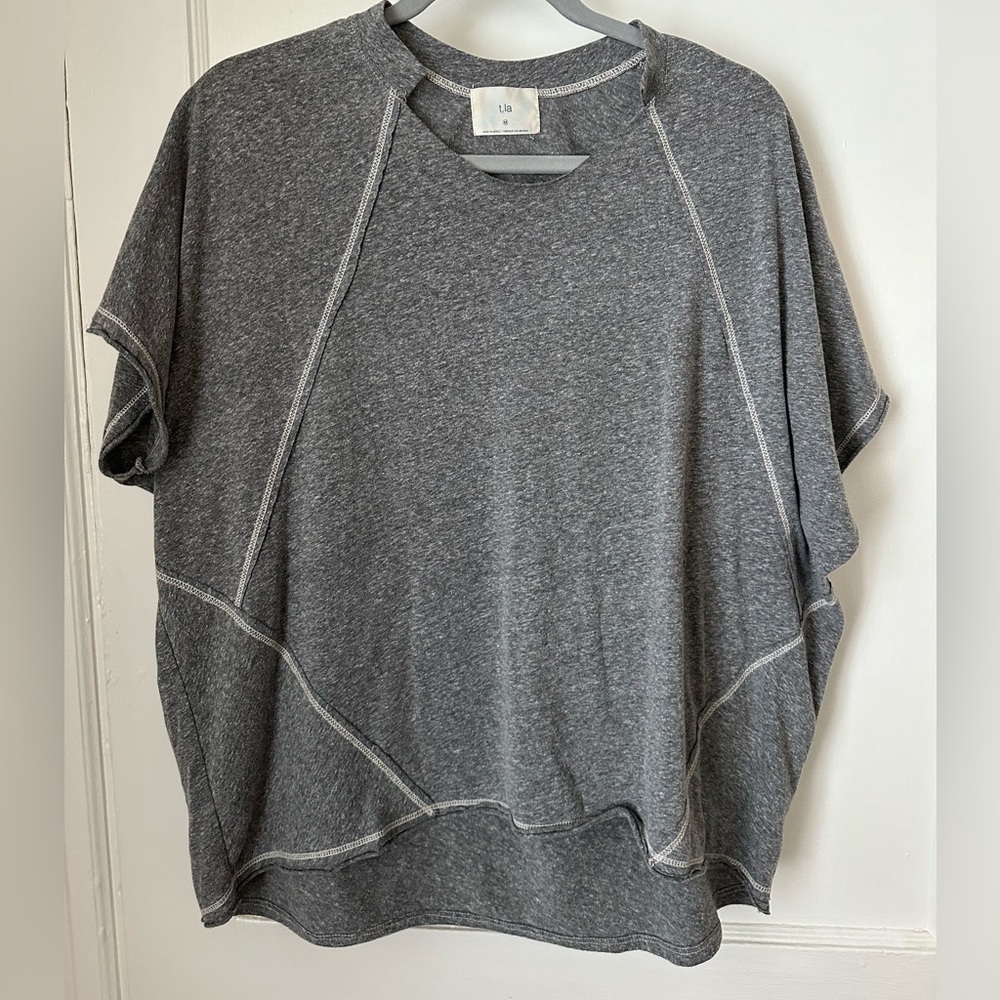 gray tunic tshirt